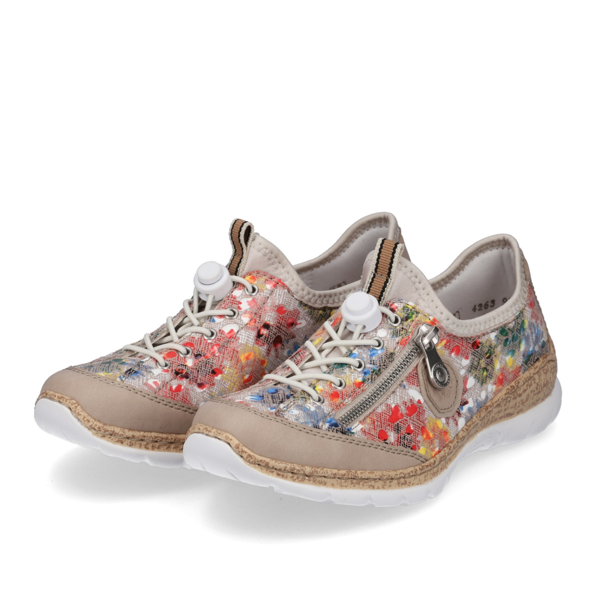 detail Dámské tenisky RIEKER N4263-90 béžová S3