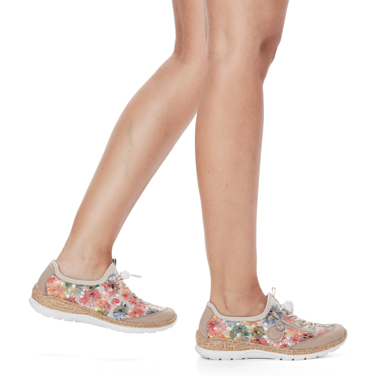 detail Dámské tenisky RIEKER N4263-90 béžová S3