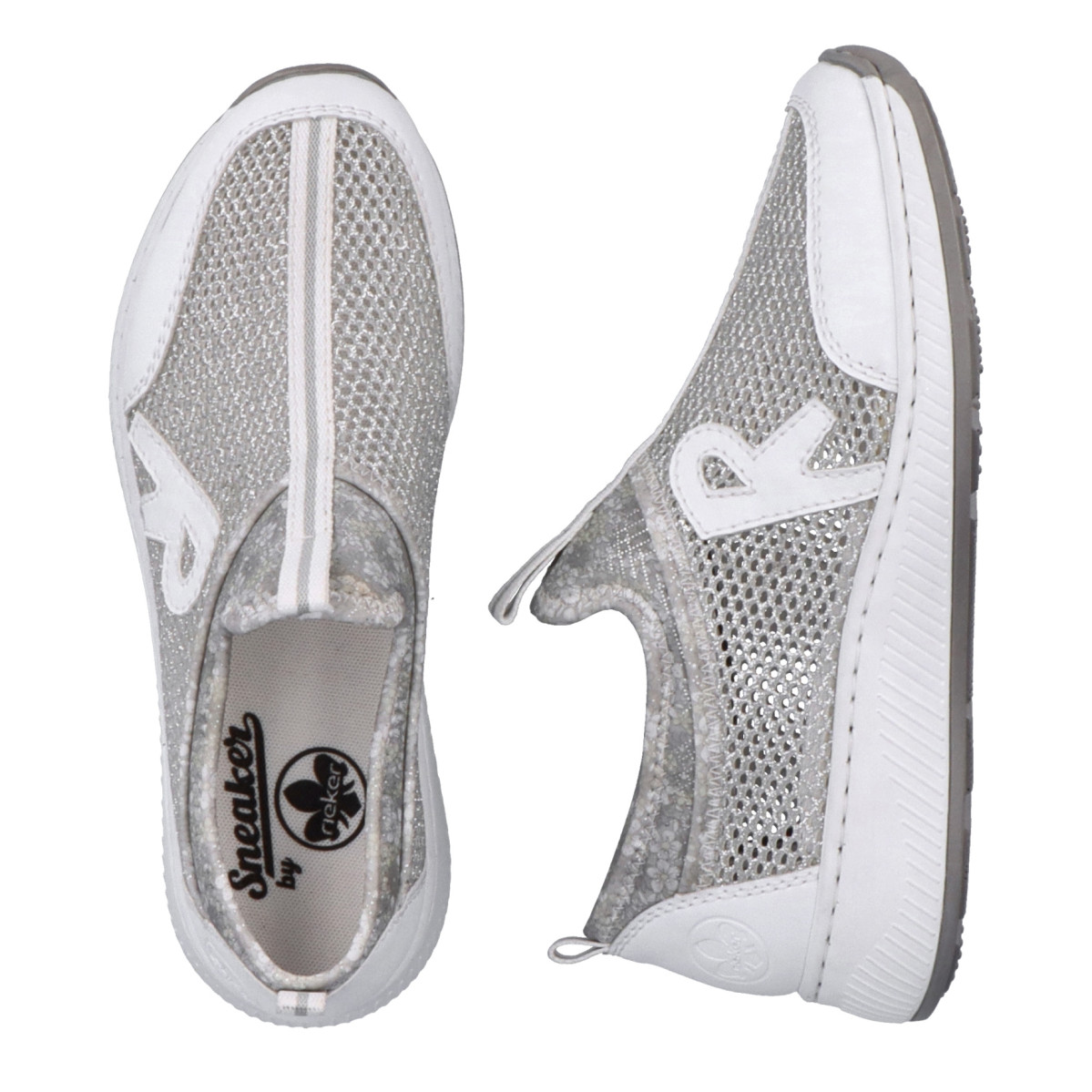 detail Dámské tenisky RIEKER N5554-81 bílá S5