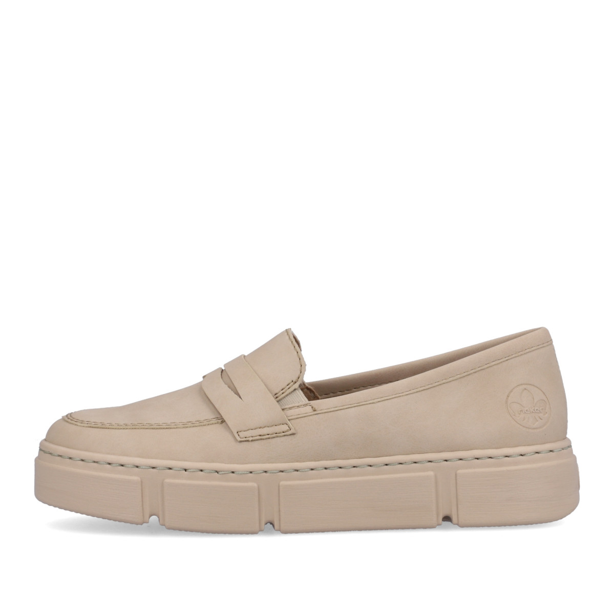 detail Dámské mokasíny RIEKER N5961-62 béžová S3