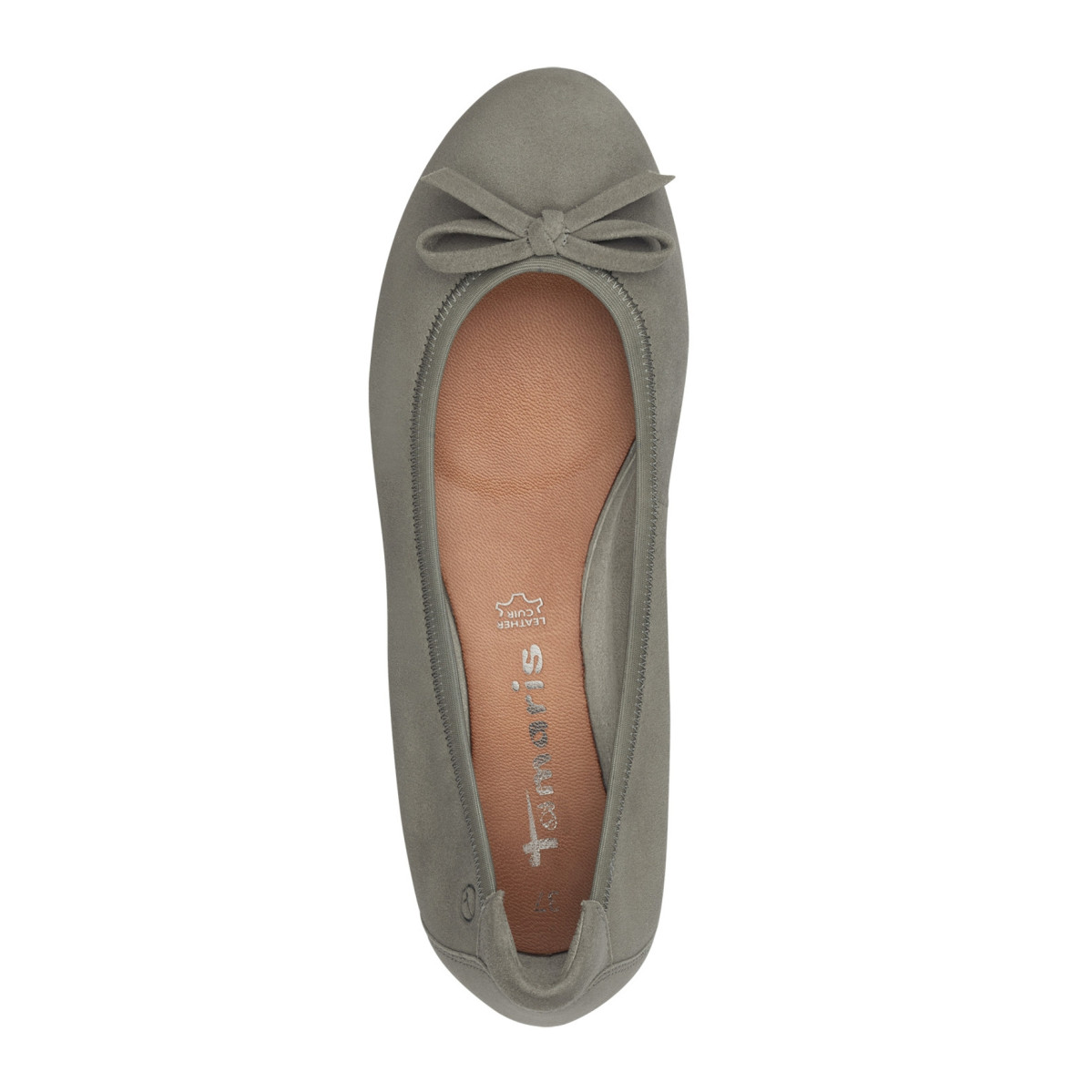 detail Dámské baleríny TAMARIS 22100-20-771 zelená S3