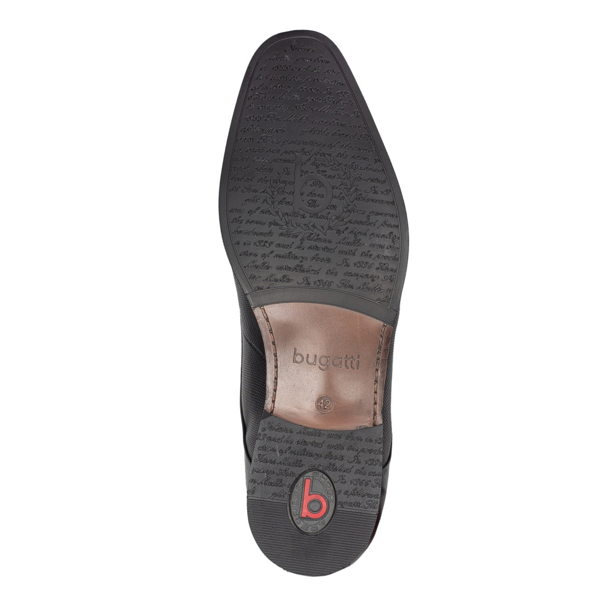 detail Pánské polobotky BUGATTI 66606-1000 černá S5