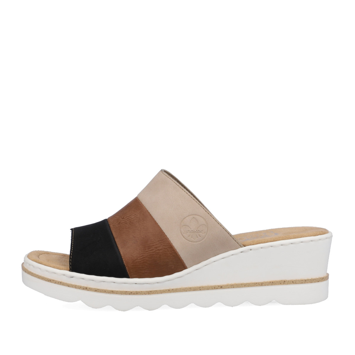 detail Dámské nazouváky RIEKER 67492-64 béžová S4