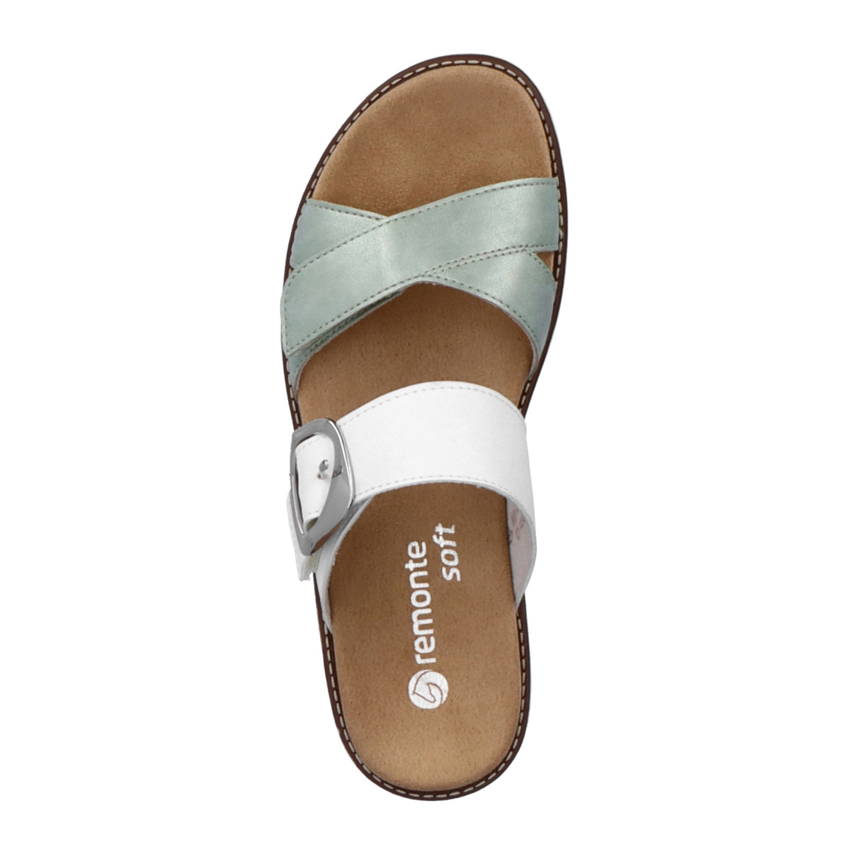 detail Dámské nazouváky REMONTE D2048-52 zelená S3