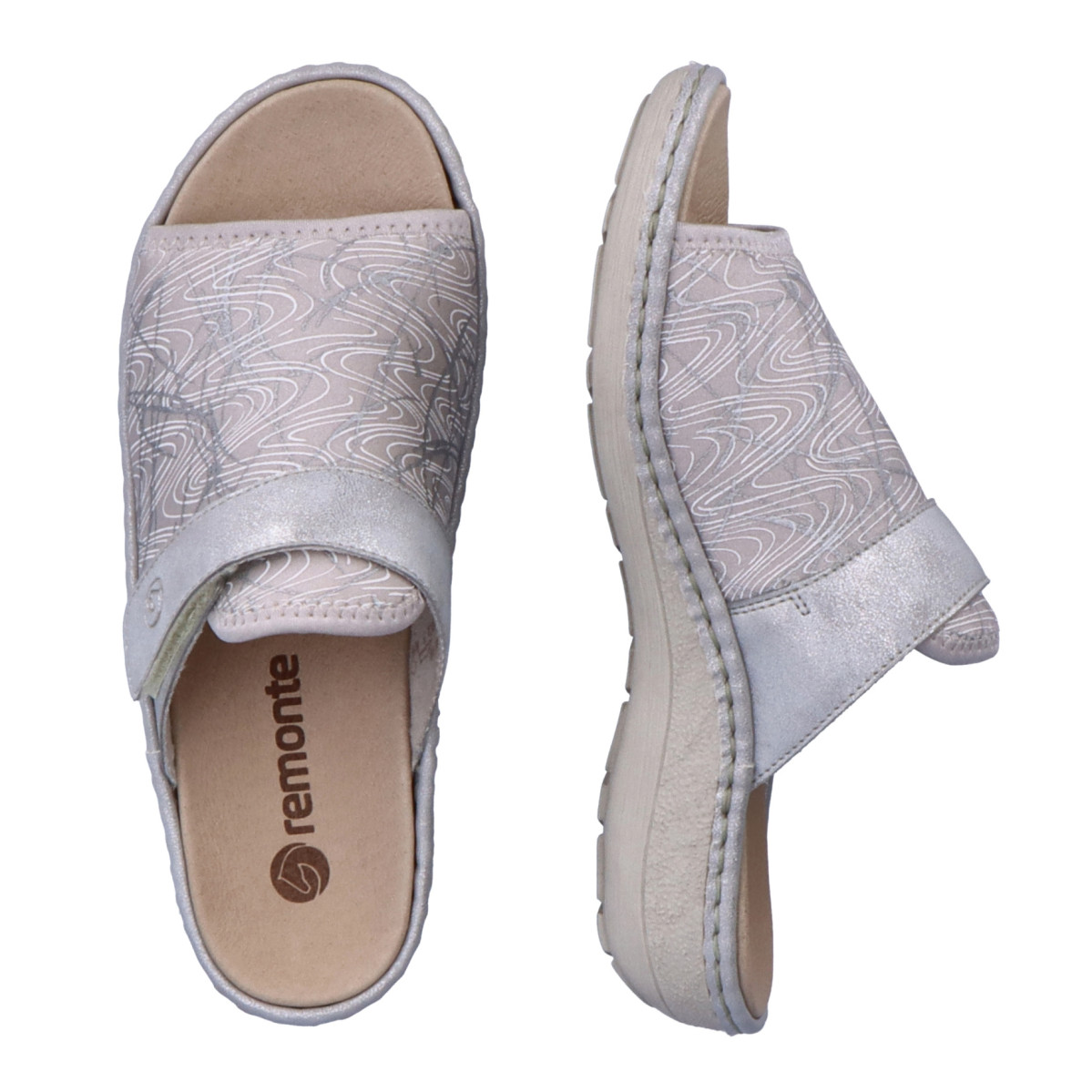 detail Dámské nazouváky REMONTE D7664-40 šedá S3
