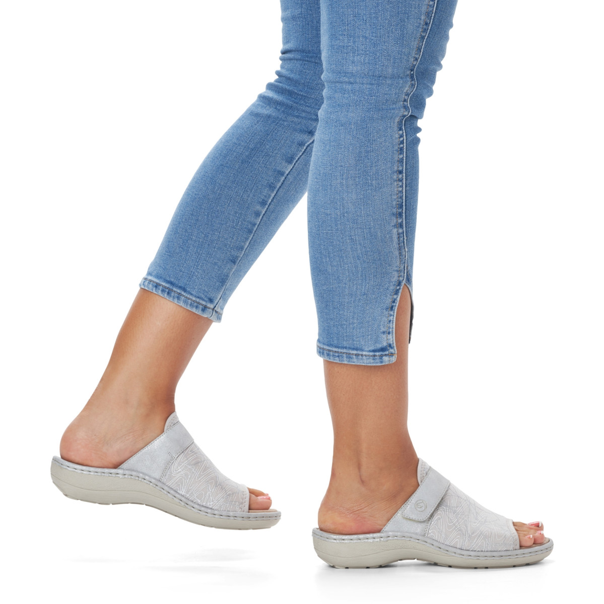 detail Dámské nazouváky REMONTE D7664-40 šedá S3