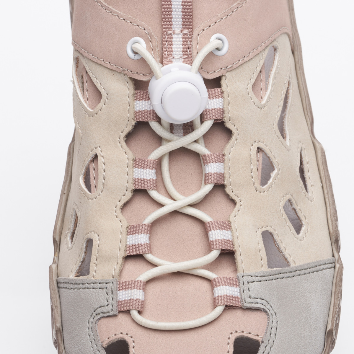 detail Dámské polobotky RIEKER L0358-60 béžová S4