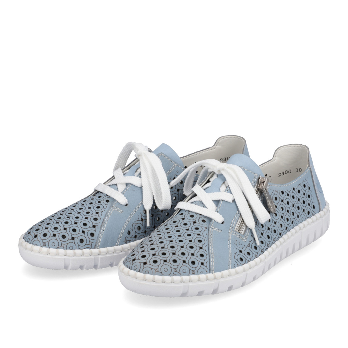 detail Dámské polobotky RIEKER M2300-10 modrá S3