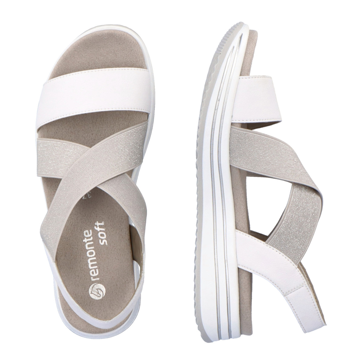 detail Dámské sandály REMONTE RIE-10202273-S3 bílá
