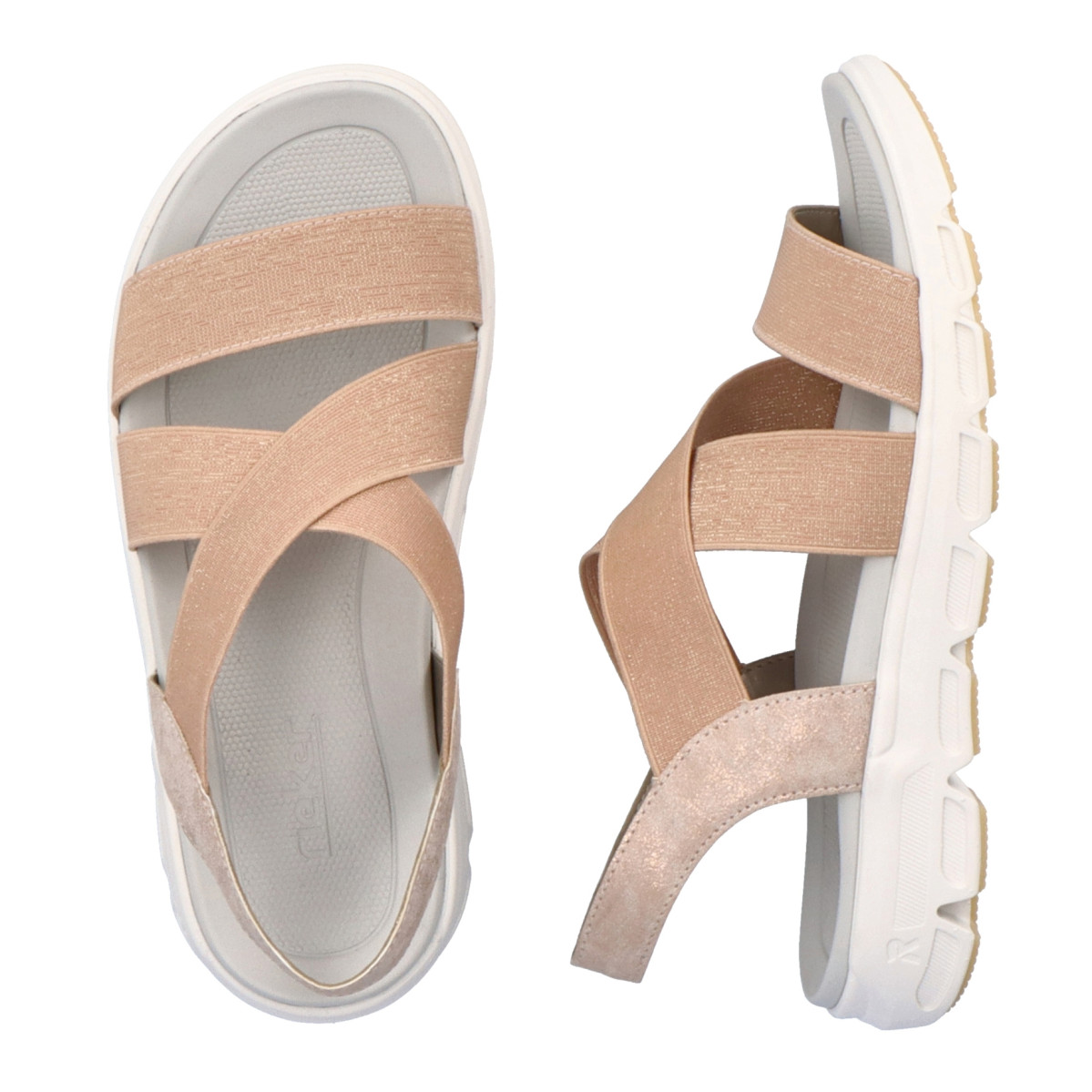 detail Dámské sandály RIEKER V8408-90 růžová S3