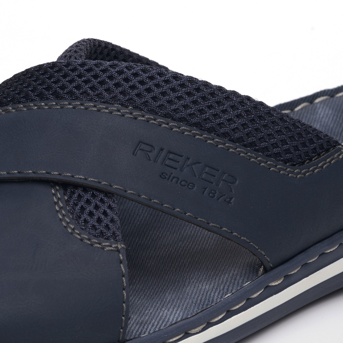 detail Pánske šľapky RIEKER 21090-14 modrá S4