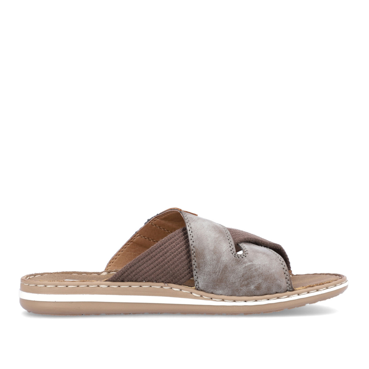 detail Pánské nazouváky RIEKER 21092-25 hnědá S3