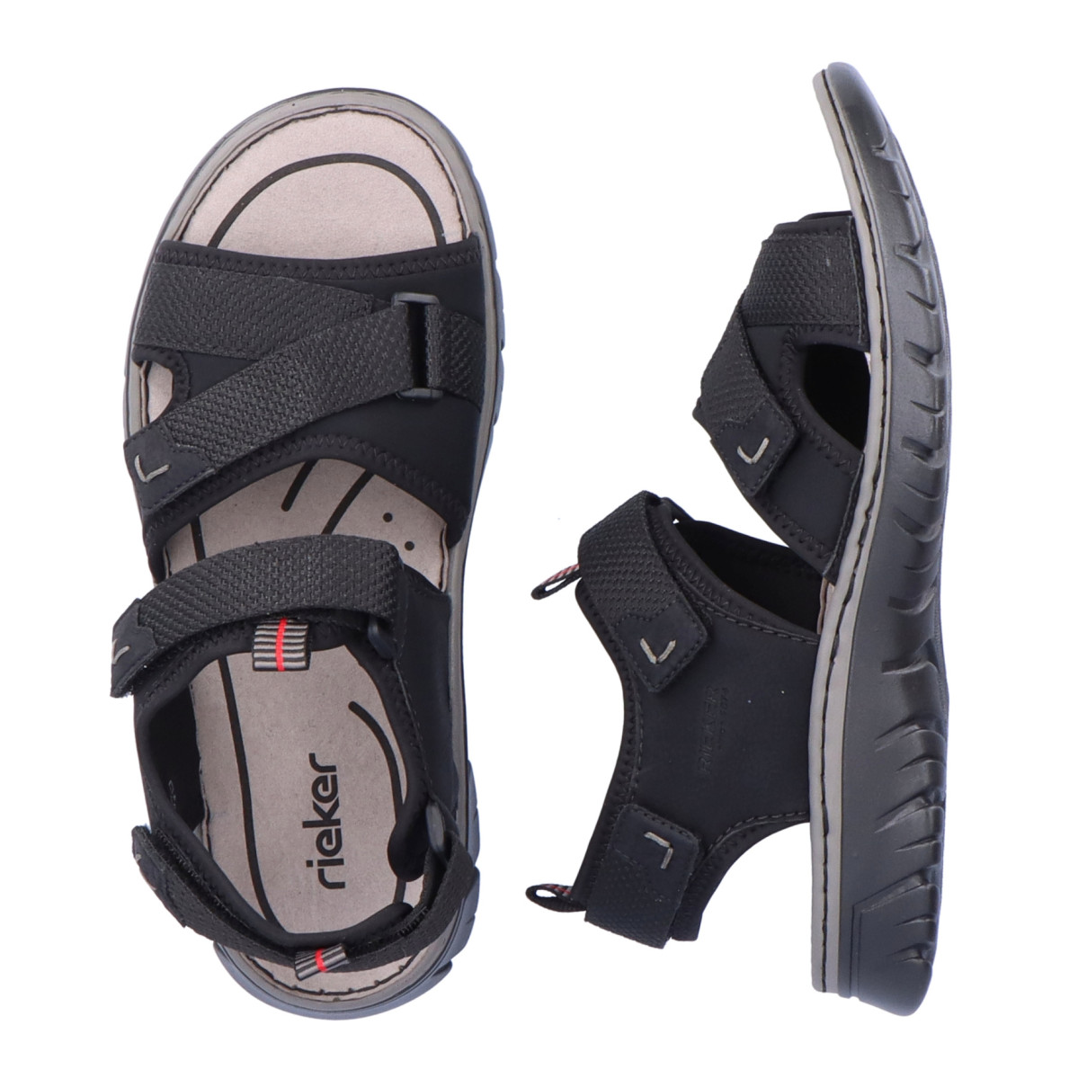 detail Pánské sandály RIEKER RIE-10202359-S3 černá