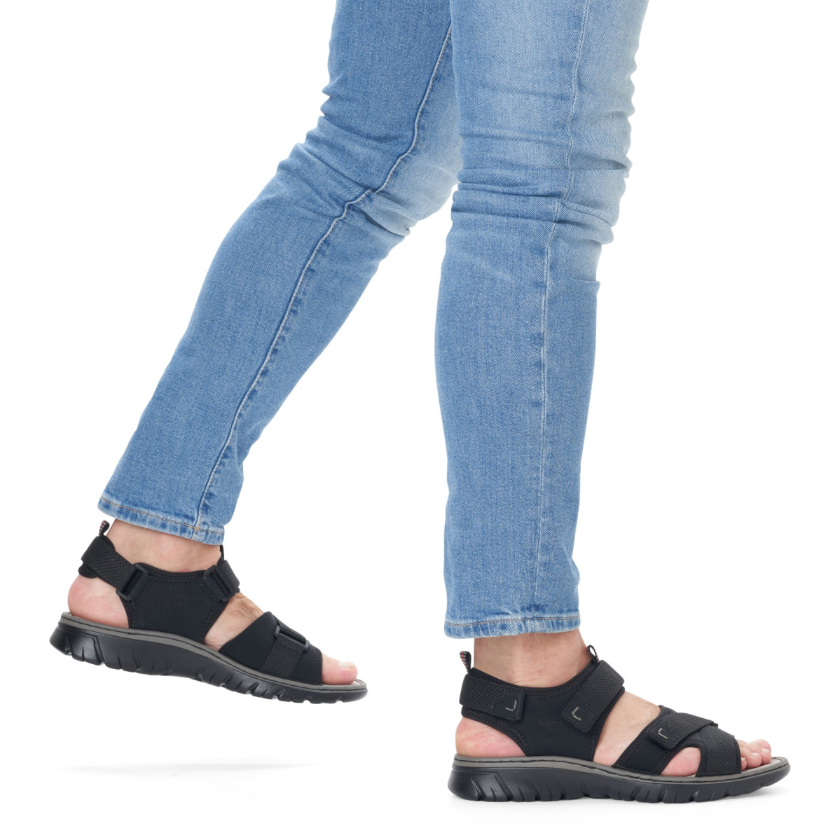 detail Pánské sandály RIEKER RIE-10202359-S3 černá