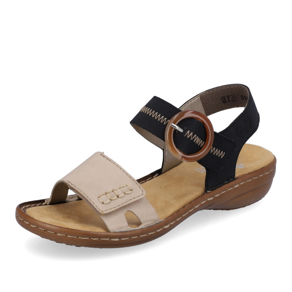 detail Dámské sandály RIEKER RIE-10202387-S3 béžová