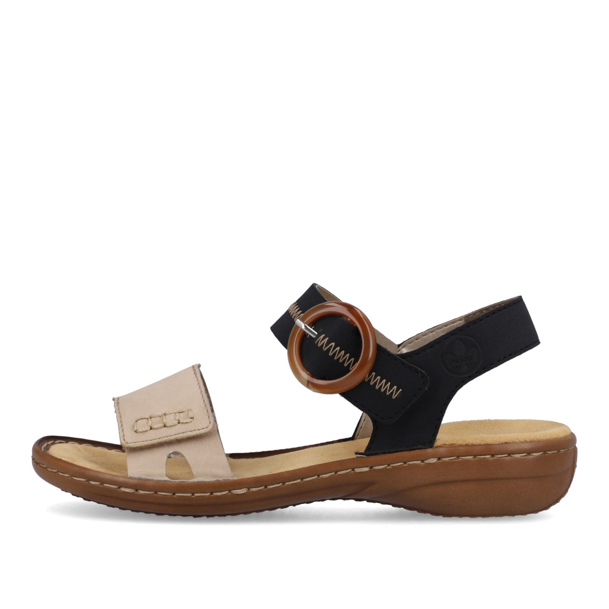 detail Dámské sandály RIEKER RIE-10202387-S3 béžová