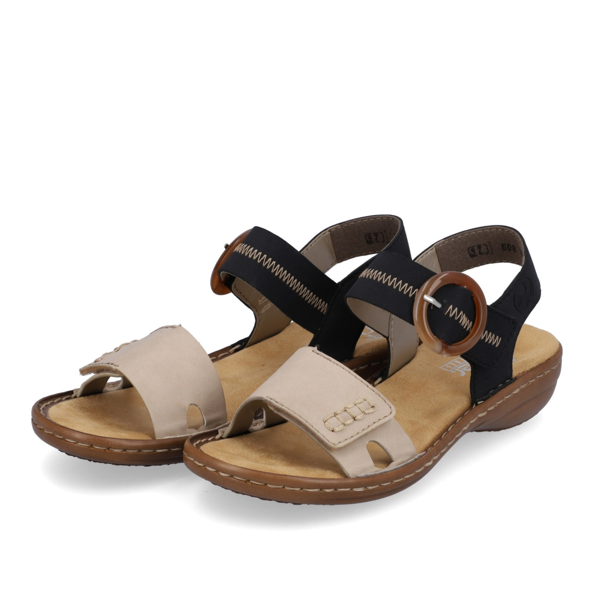 detail Dámské sandály RIEKER RIE-10202387-S3 béžová