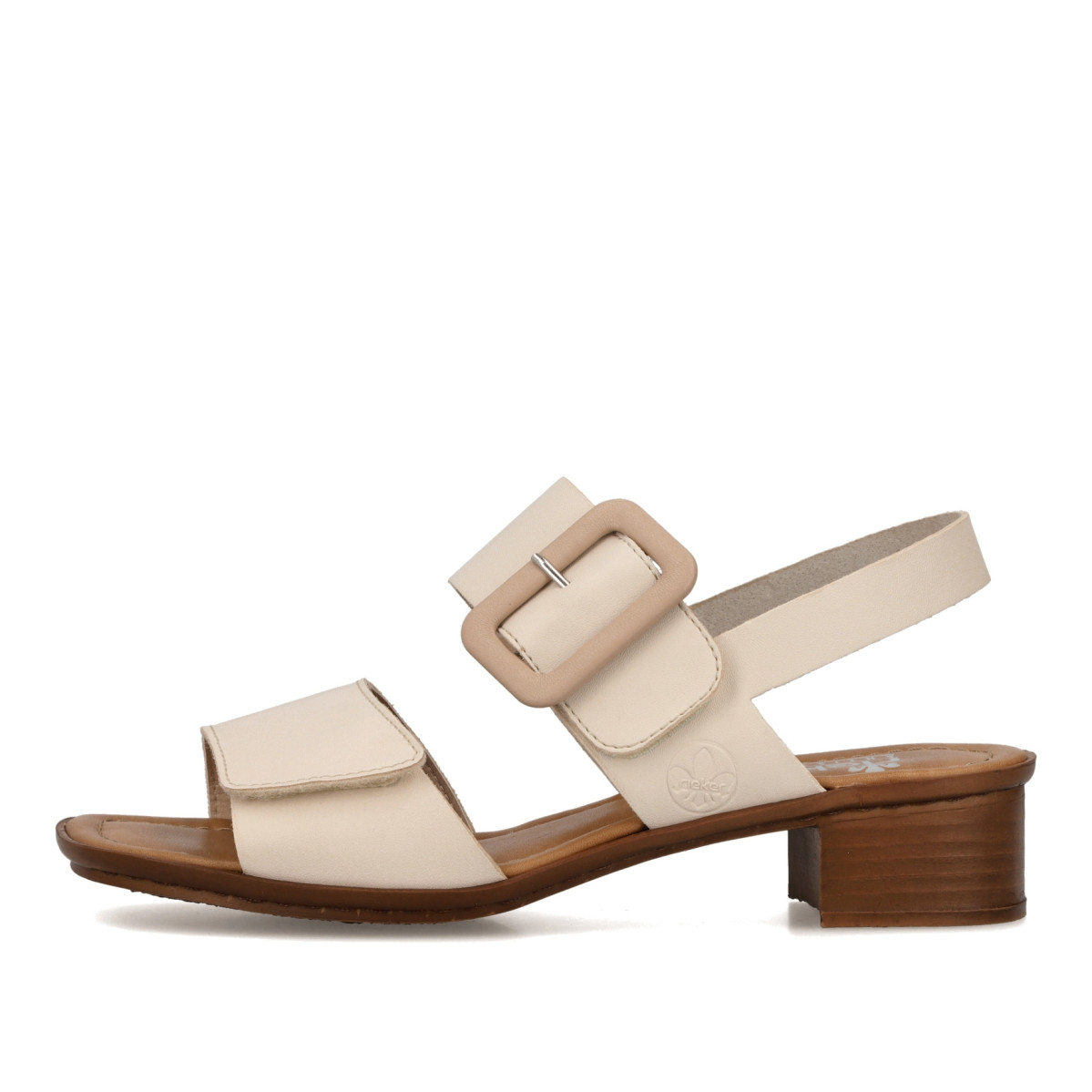 detail Dámské sandály RIEKER 62663-60 béžová S5