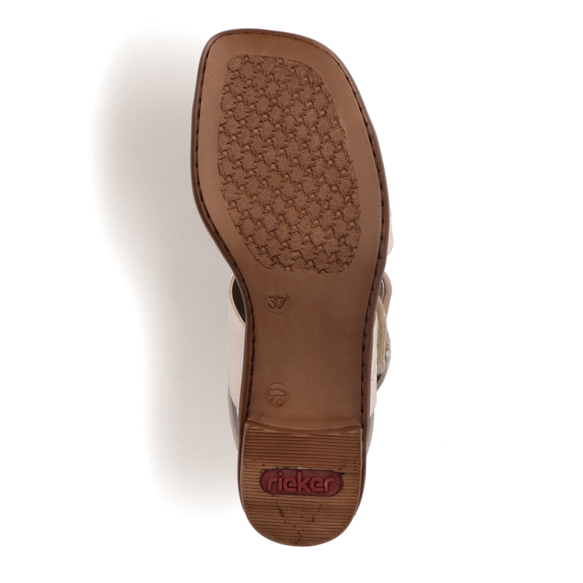 detail Dámské sandály RIEKER 62663-60 béžová S5