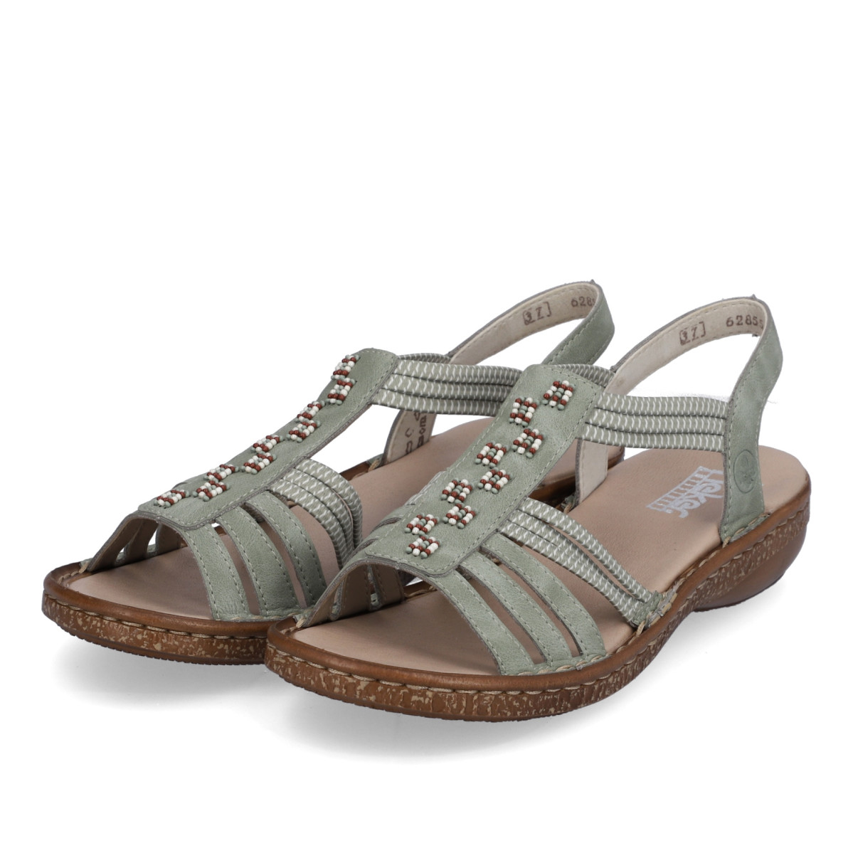 detail Dámské sandály RIEKER RIE-10202394-S3 zelená