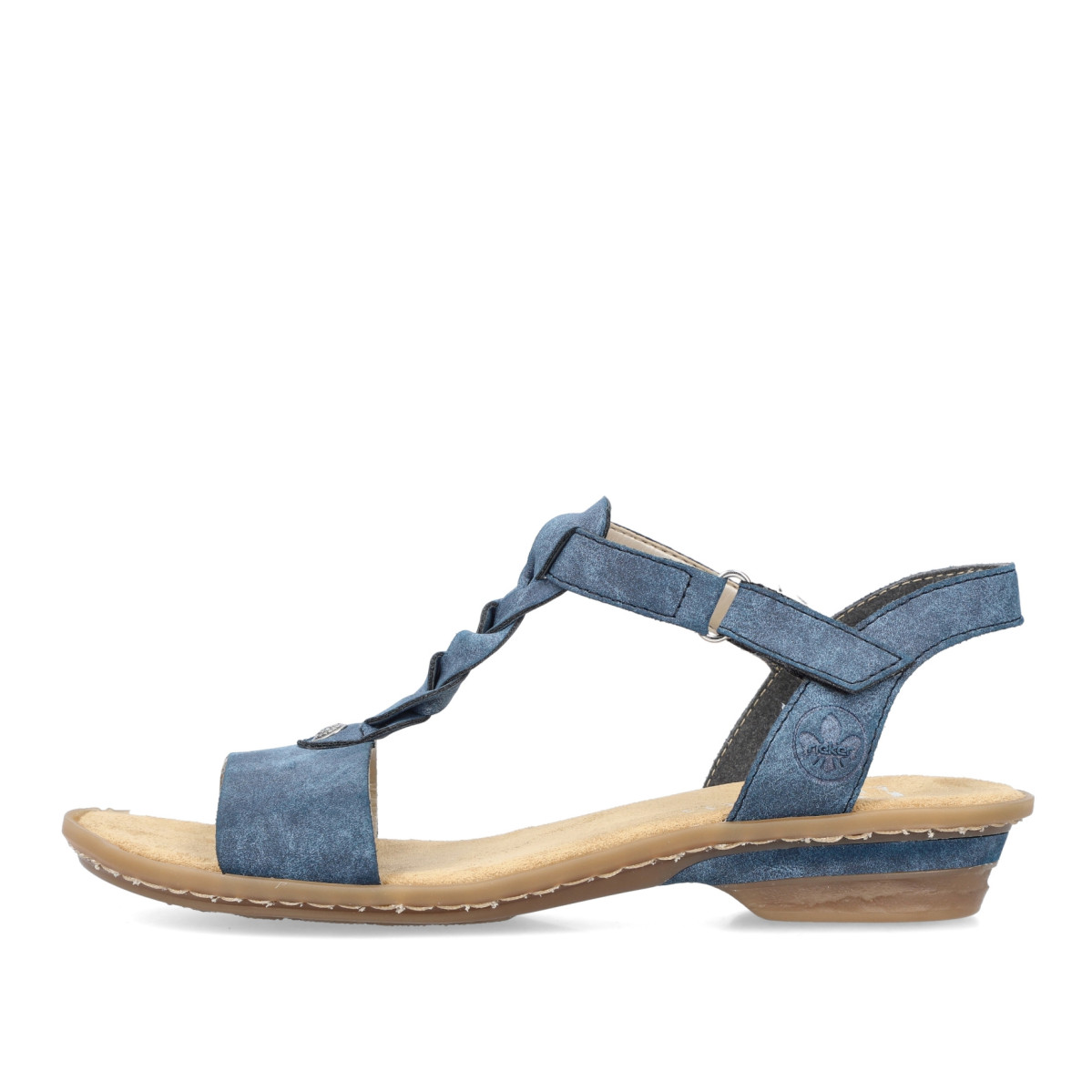 detail Dámské sandály RIEKER RIE-10202406-S3 modrá