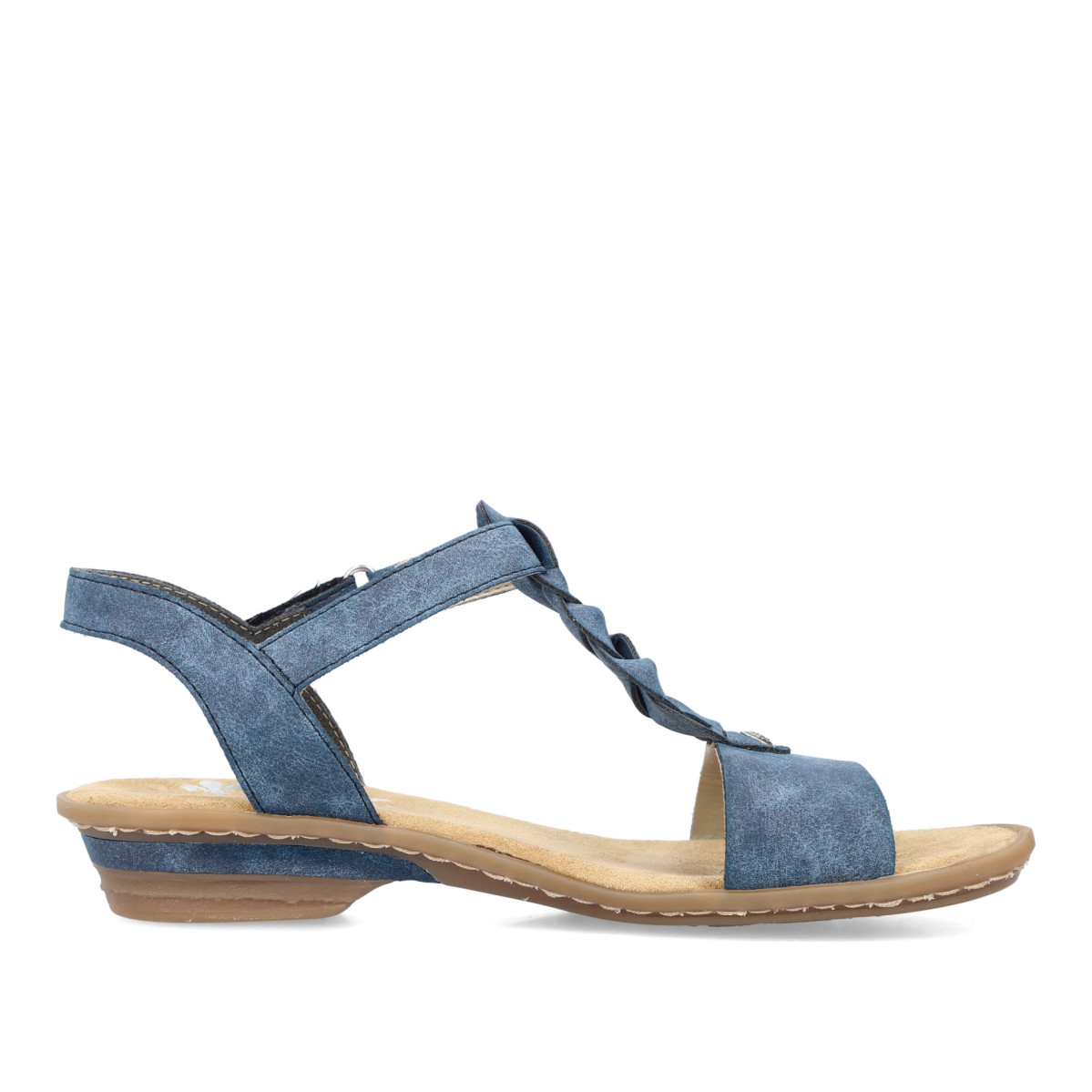 detail Dámské sandály RIEKER RIE-10202406-S3 modrá