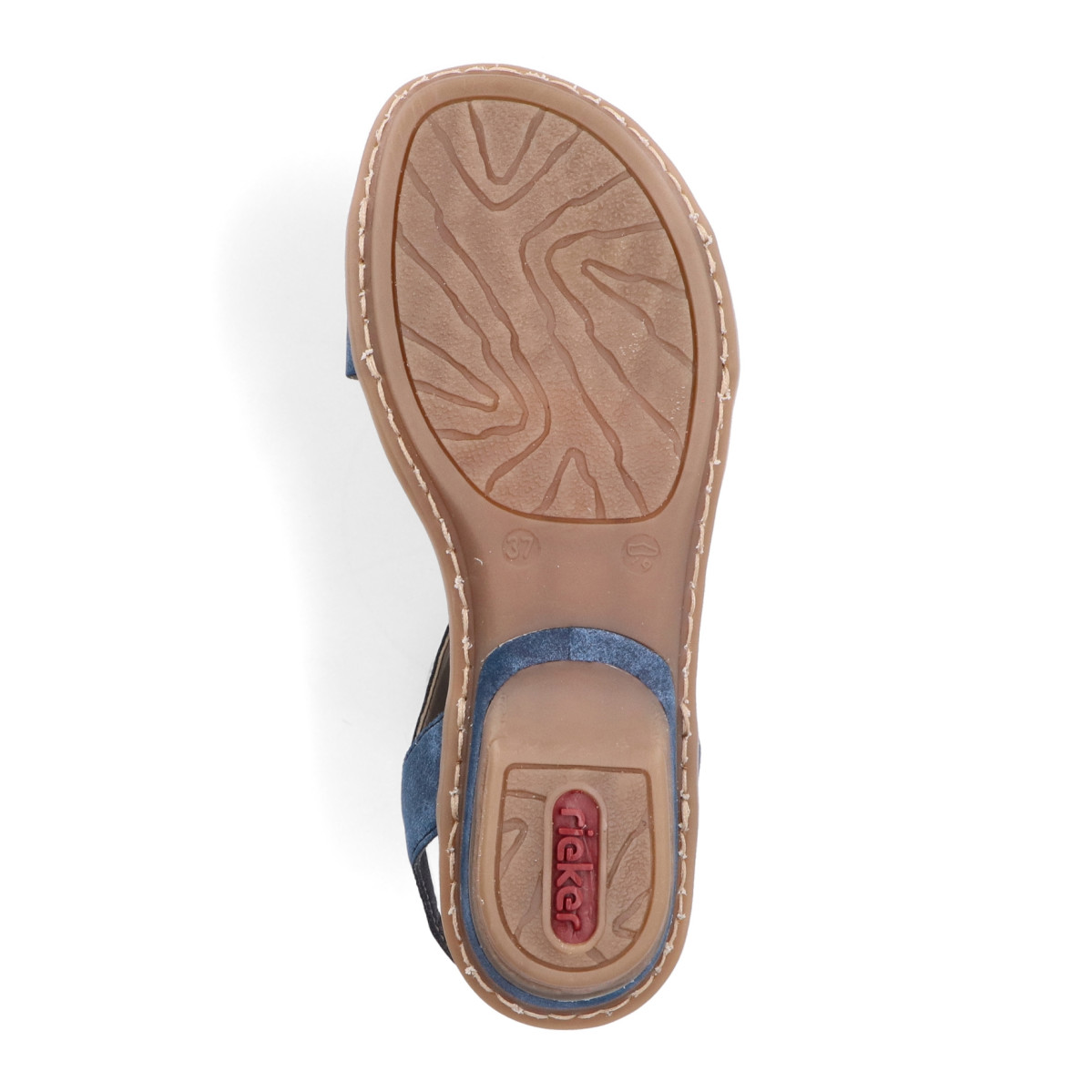 detail Dámské sandály RIEKER RIE-10202406-S3 modrá