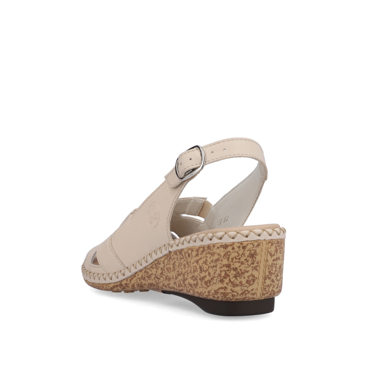 detail Dámské sandály RIEKER 66189-60 béžová S5