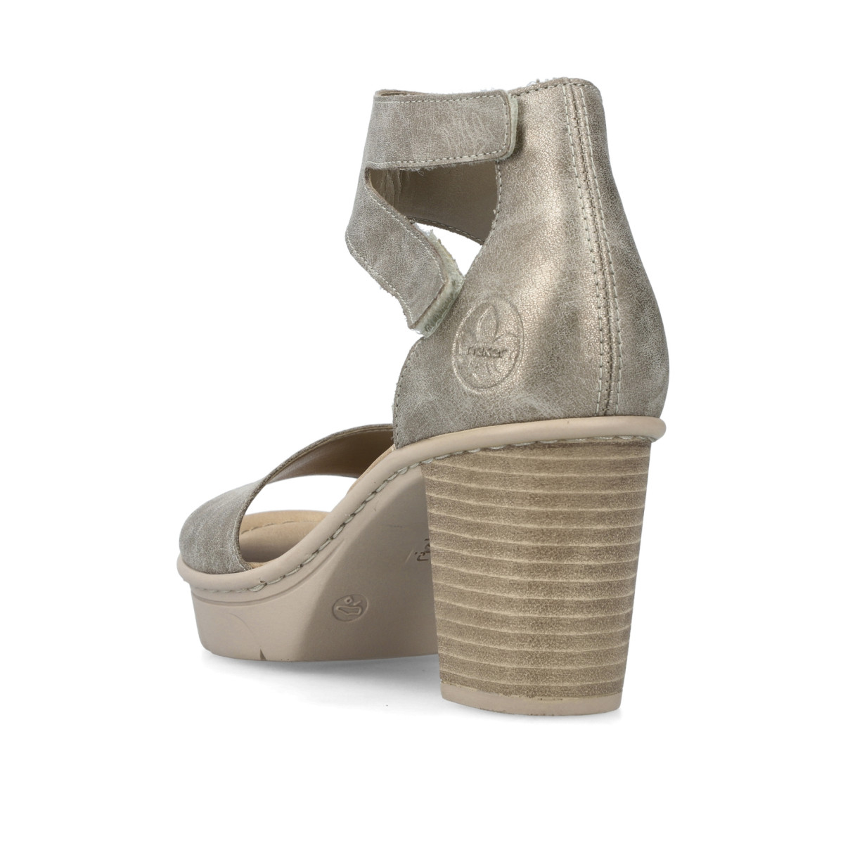 detail Dámské sandály RIEKER RIE-10202444-S3 zlatá