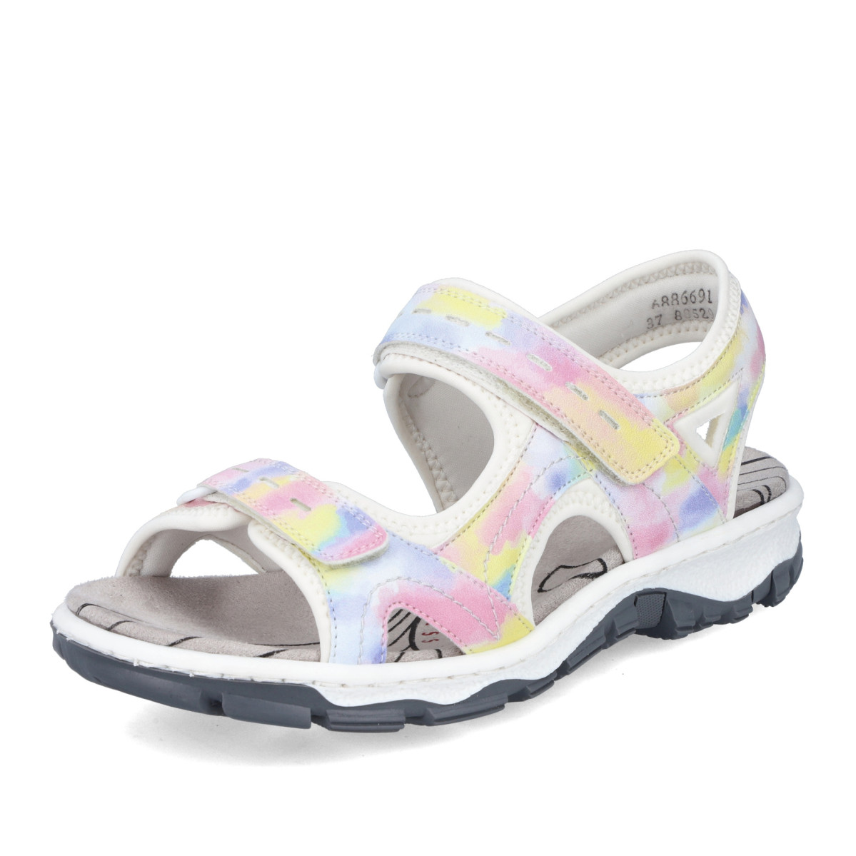 detail Dámské sandály RIEKER RIE-10202473-S3 bílá