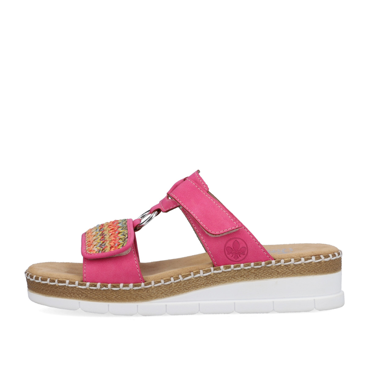 detail Dámské nazouváky RIEKER RIE-10202513-S3 růžová