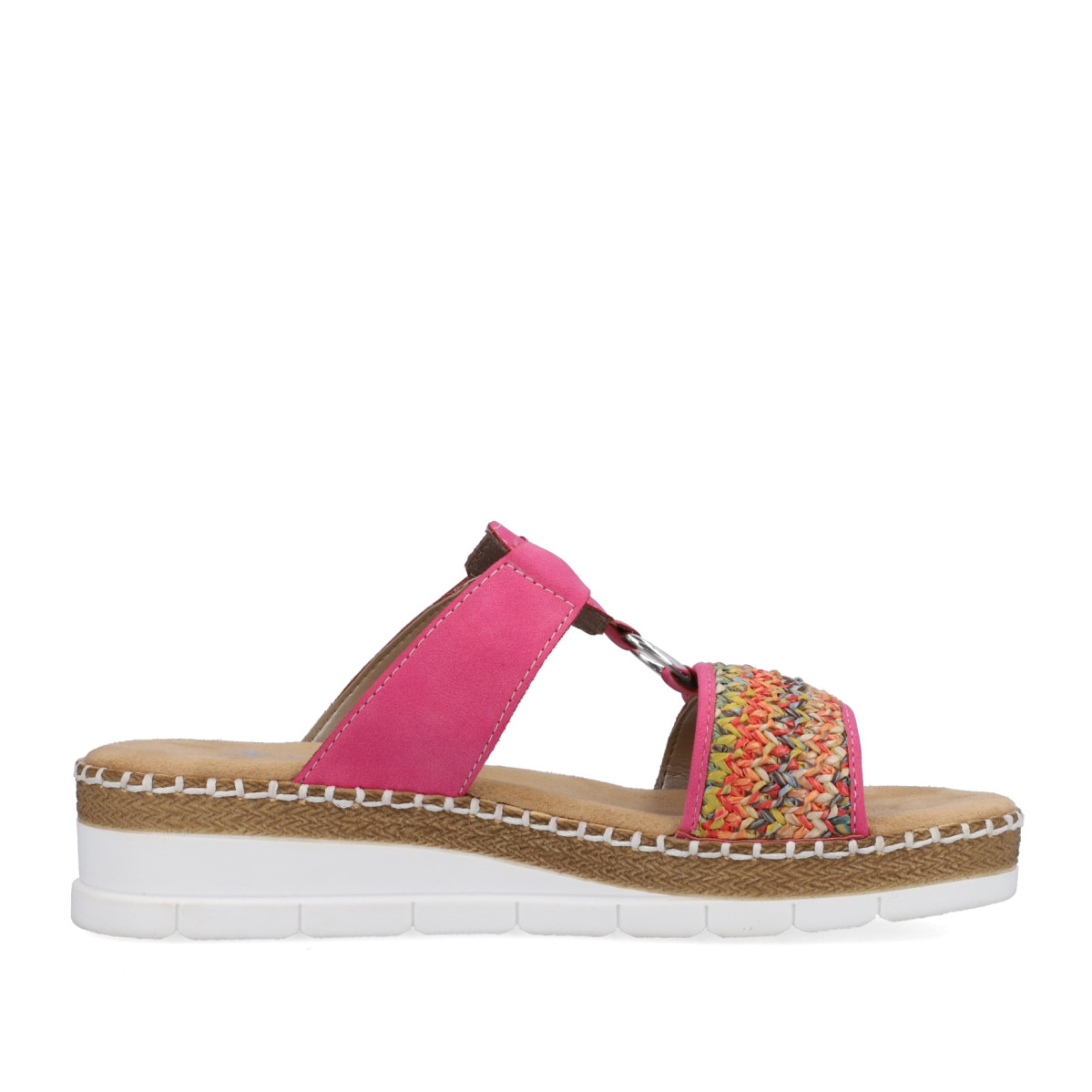 detail Dámské nazouváky RIEKER RIE-10202513-S3 růžová