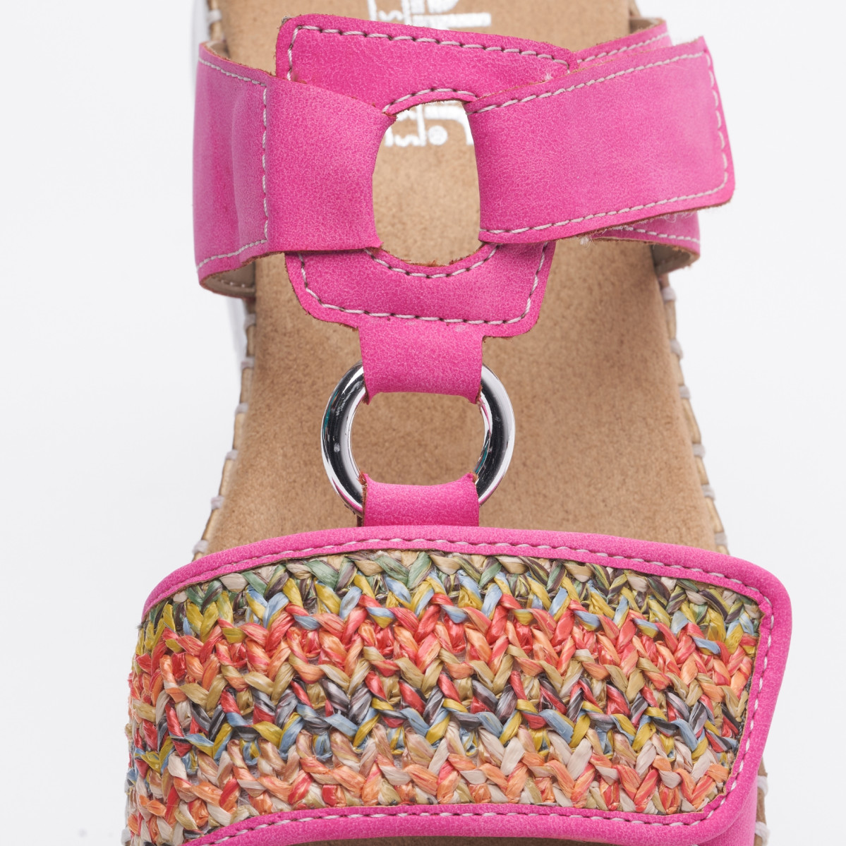 detail Dámské nazouváky RIEKER RIE-10202513-S3 růžová