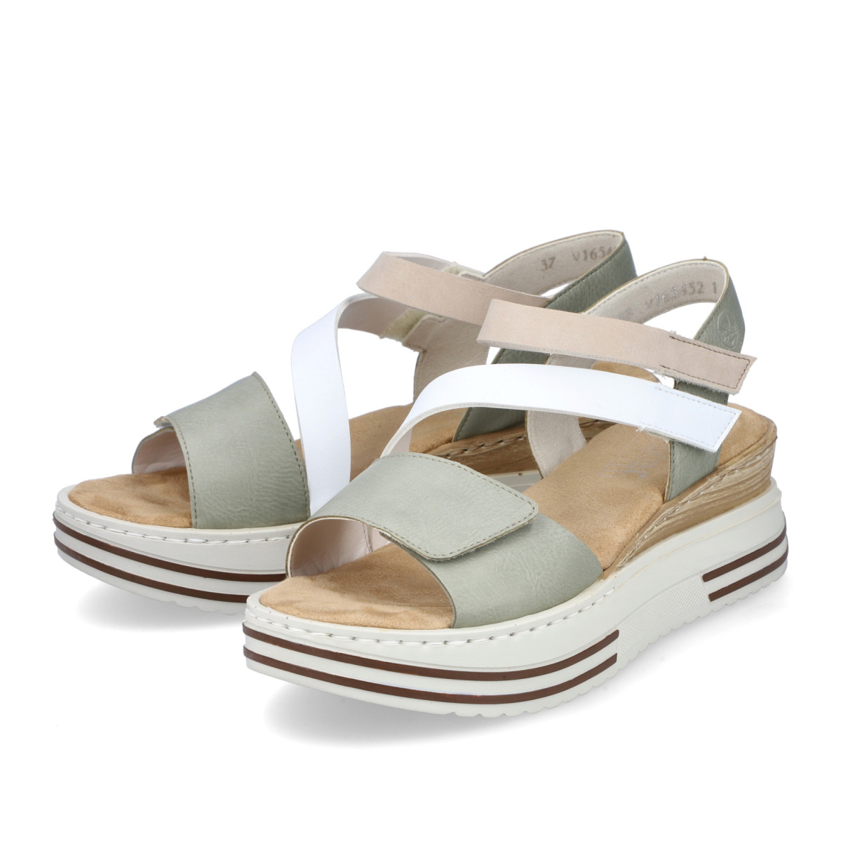 detail Dámské sandály RIEKER V1654-52 zelená S3