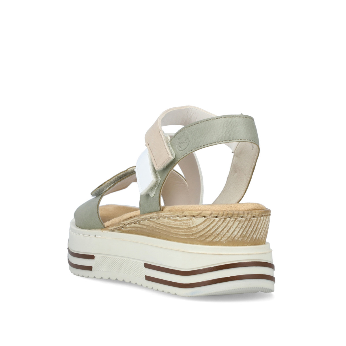 detail Dámské sandály RIEKER V1654-52 zelená S3