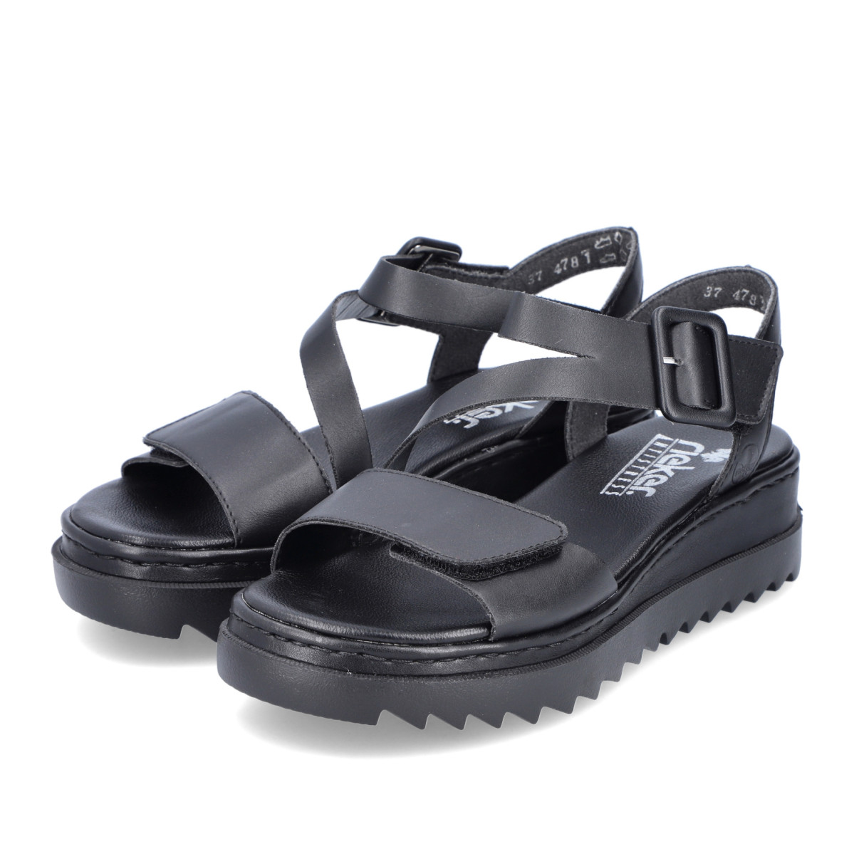 detail Dámské sandály RIEKER RIE-10202530-S3 černá