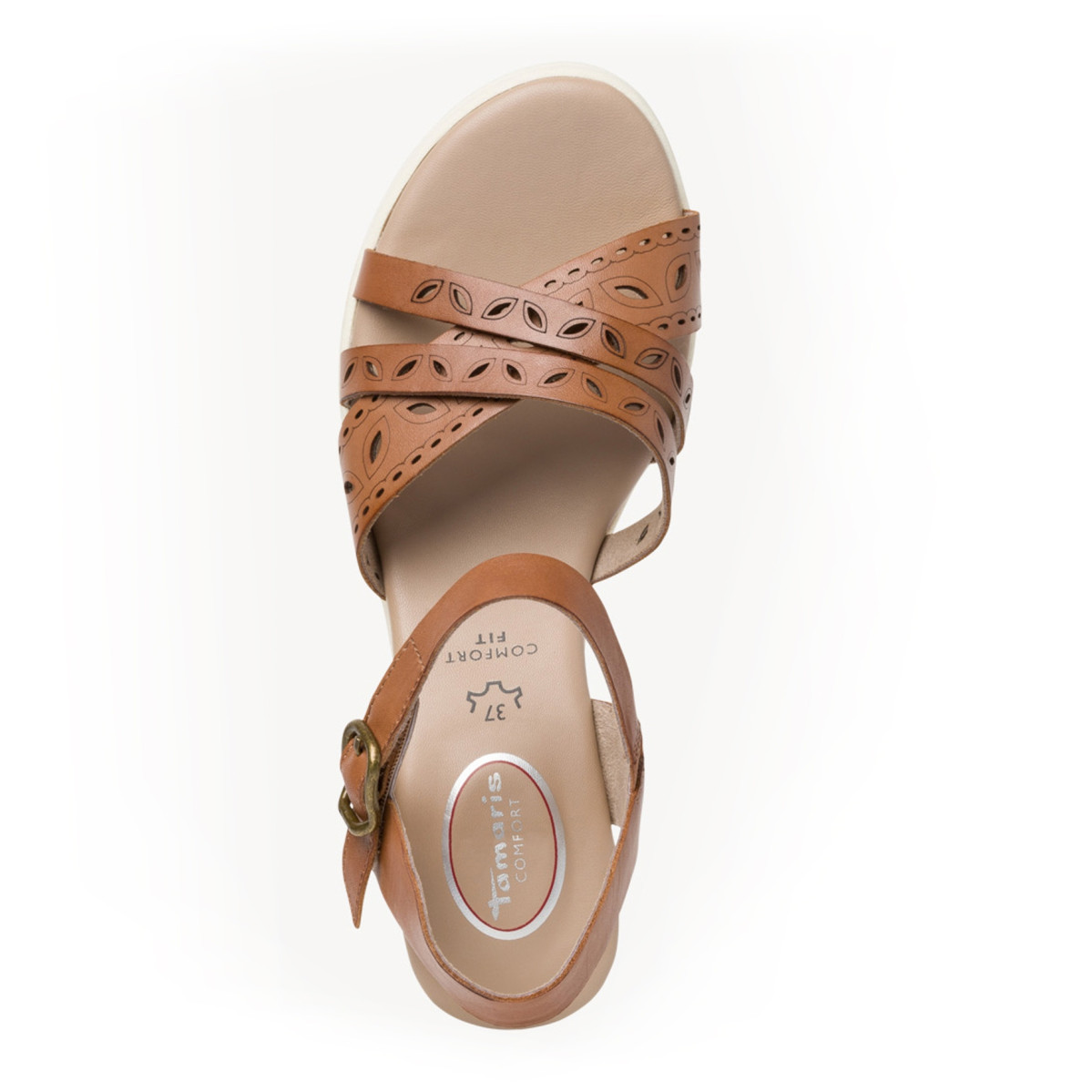 detail Dámské sandály TAMARIS 88306-20-305 hnědá S3