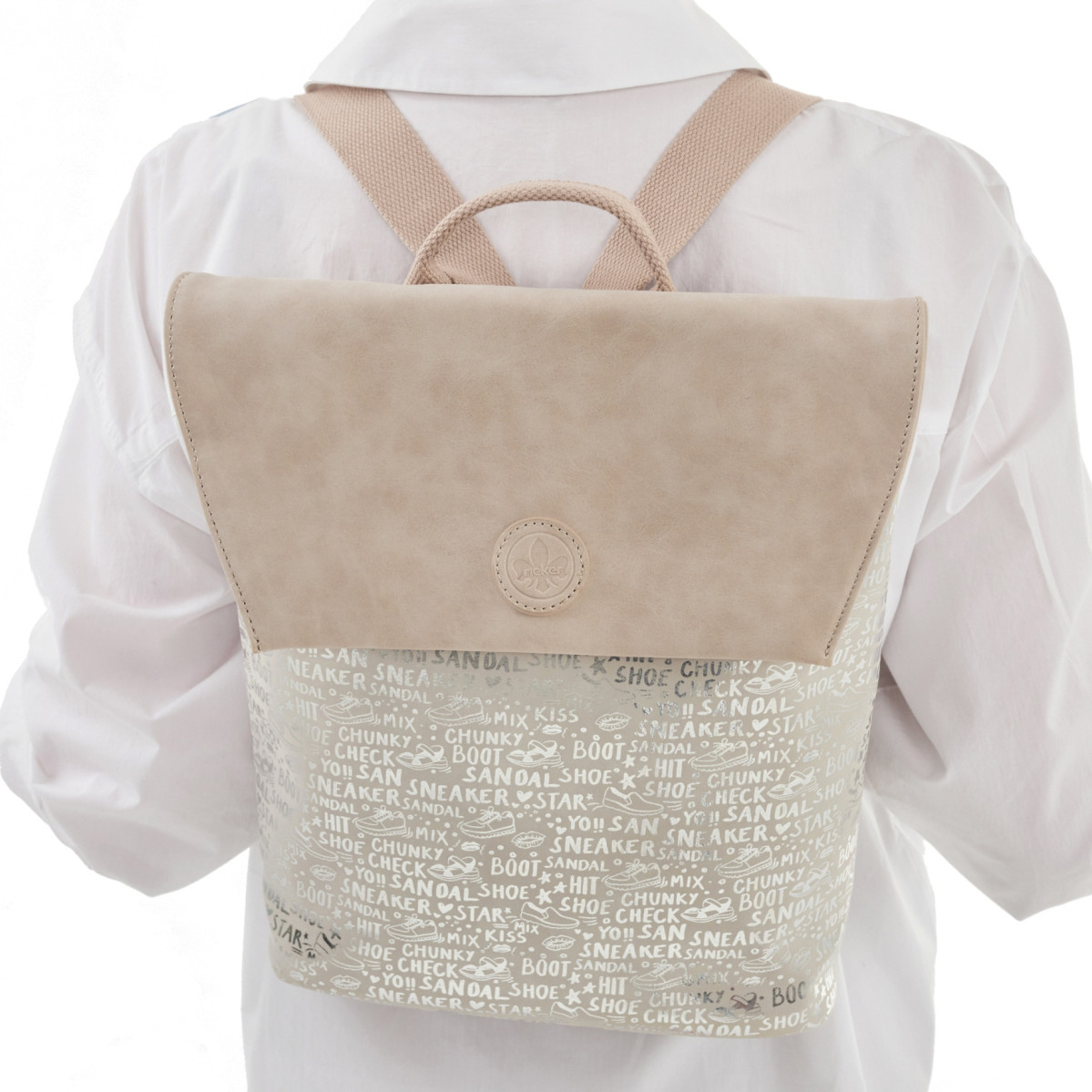 detail Dámský batoh RIEKER H1386-60 béžová S5