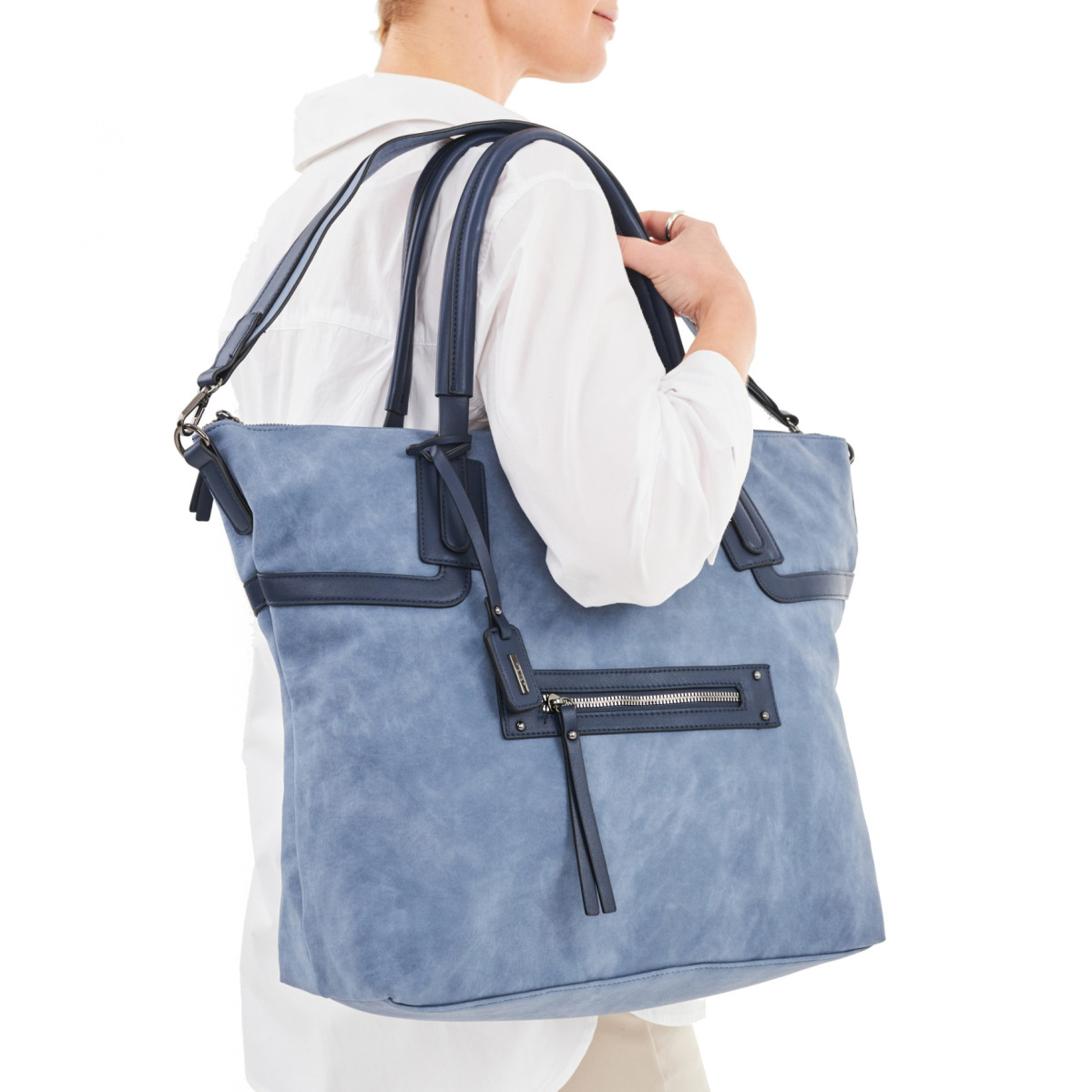 detail Dámská kabelka RIEKER RIE-20102467-S3 modrá