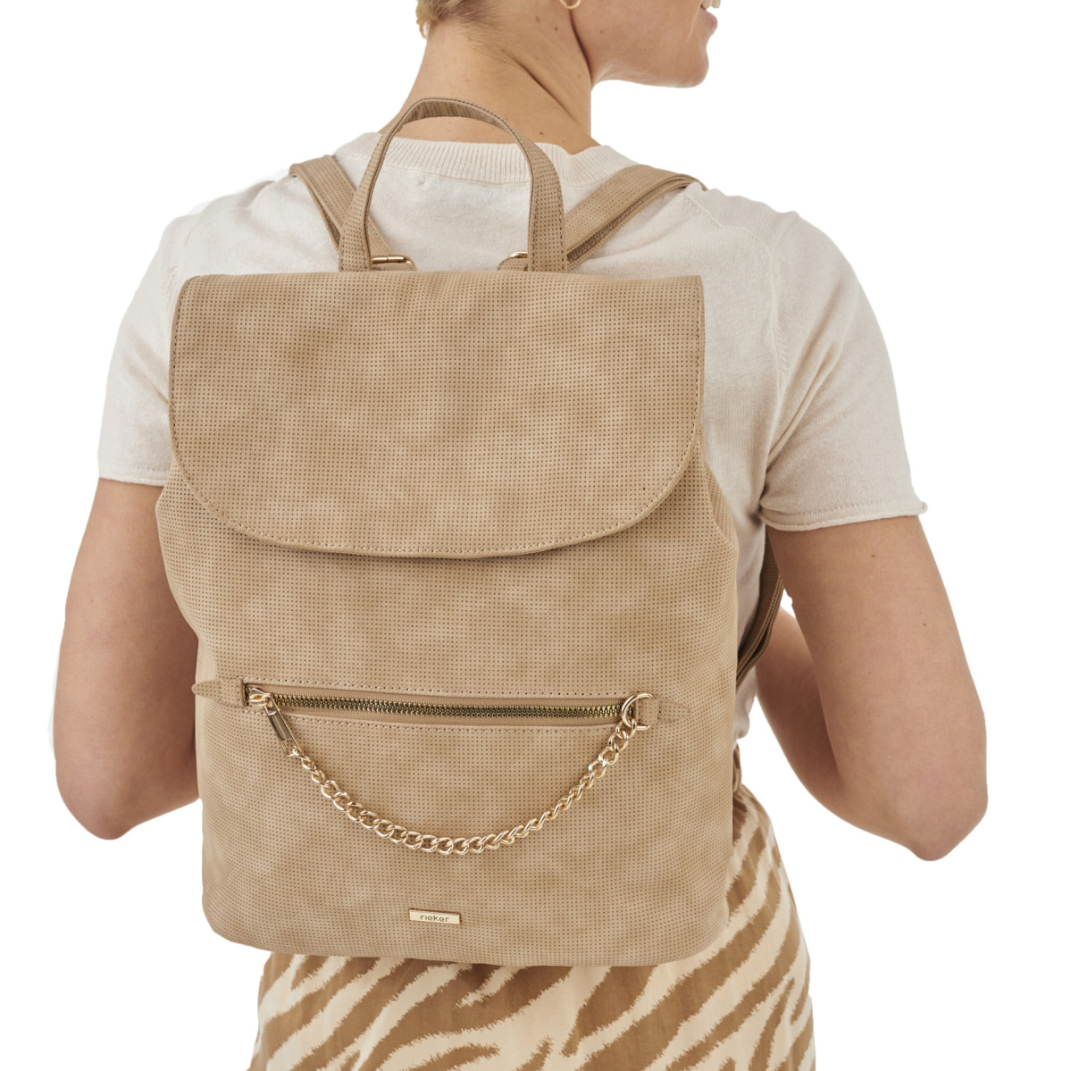 detail Dámský batoh RIEKER RIE-20102488-S3 béžová