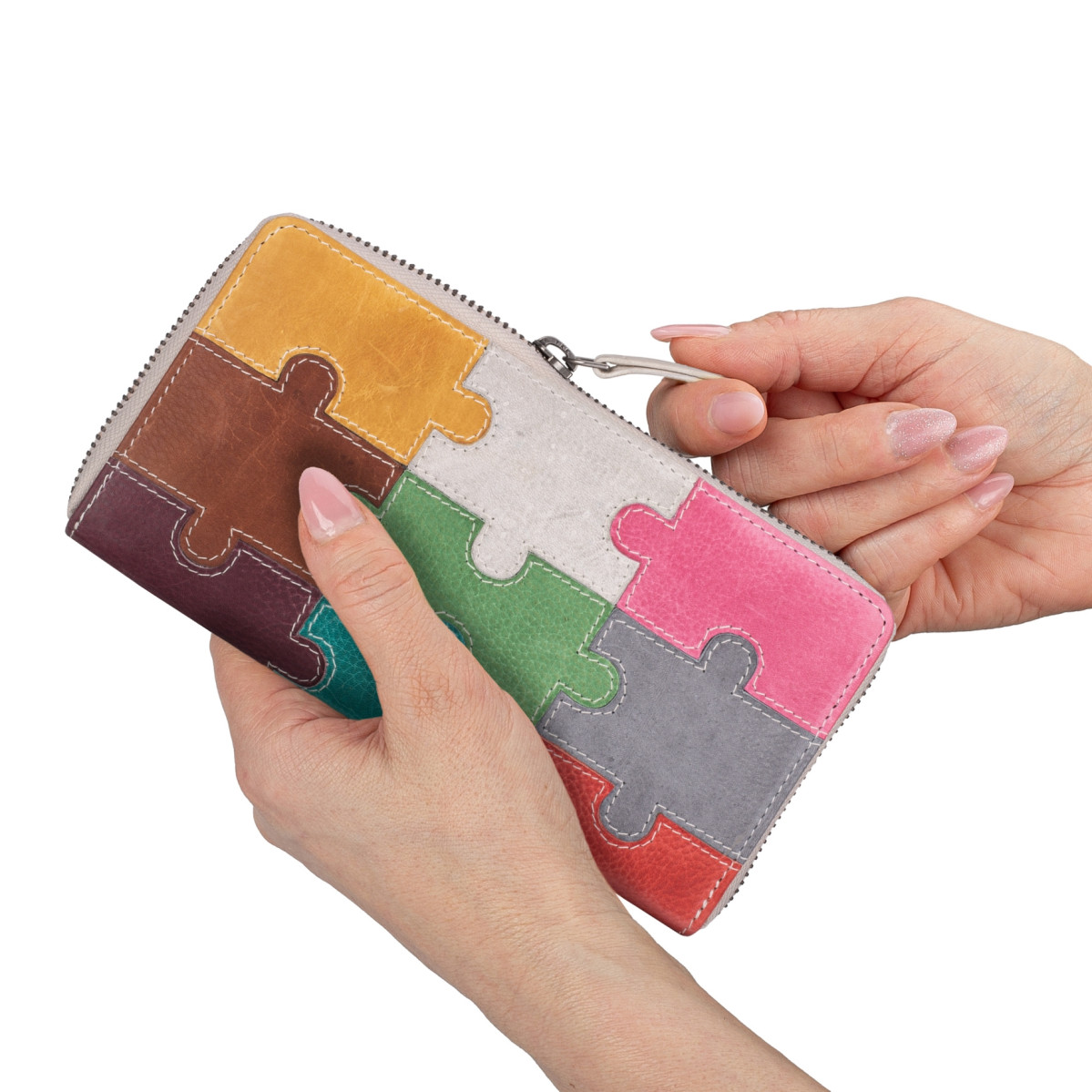 detail Dámská peněženka RIEKER W122 šedá/multi W2