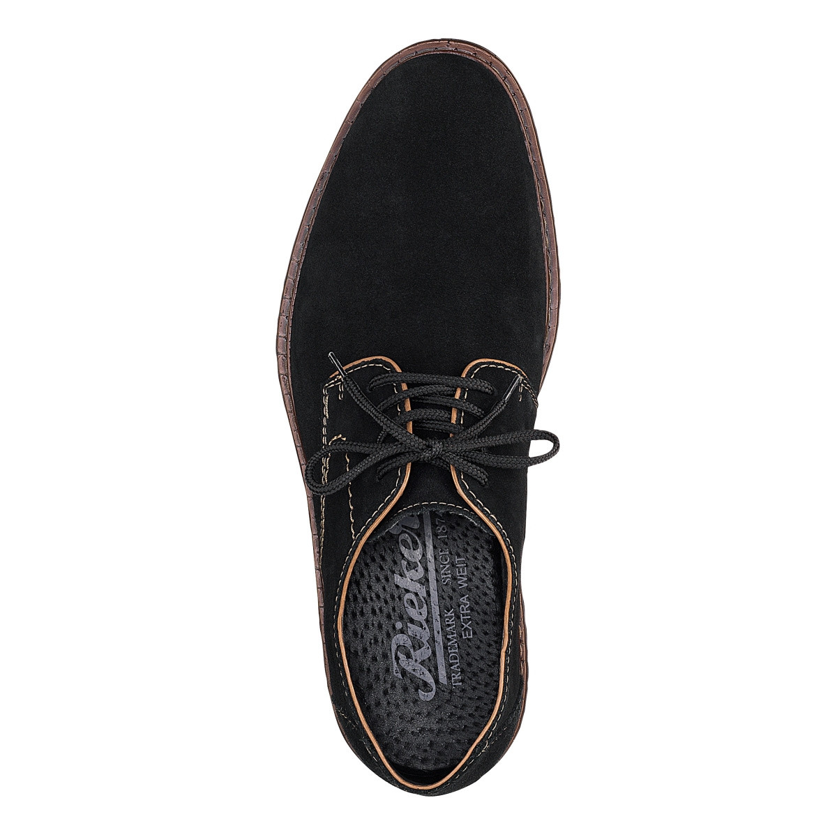 detail Pánské nadměrné polobotky RIEKER 17622-00 černá W0