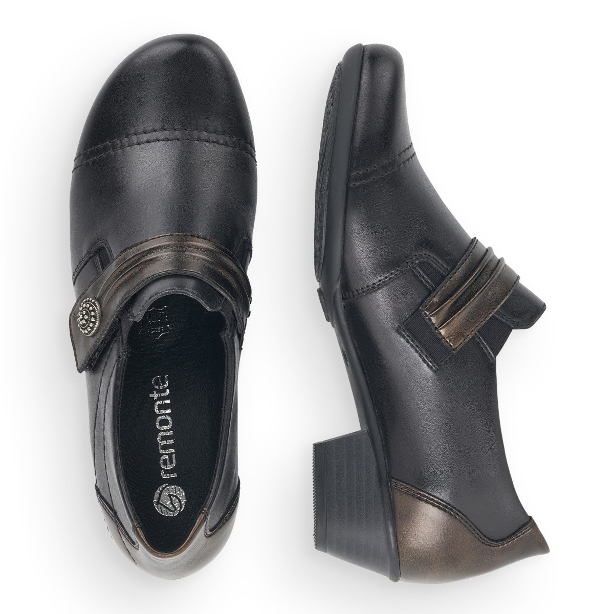 detail Dámské polobotky REMONTE RIE-10100265-W0 černá