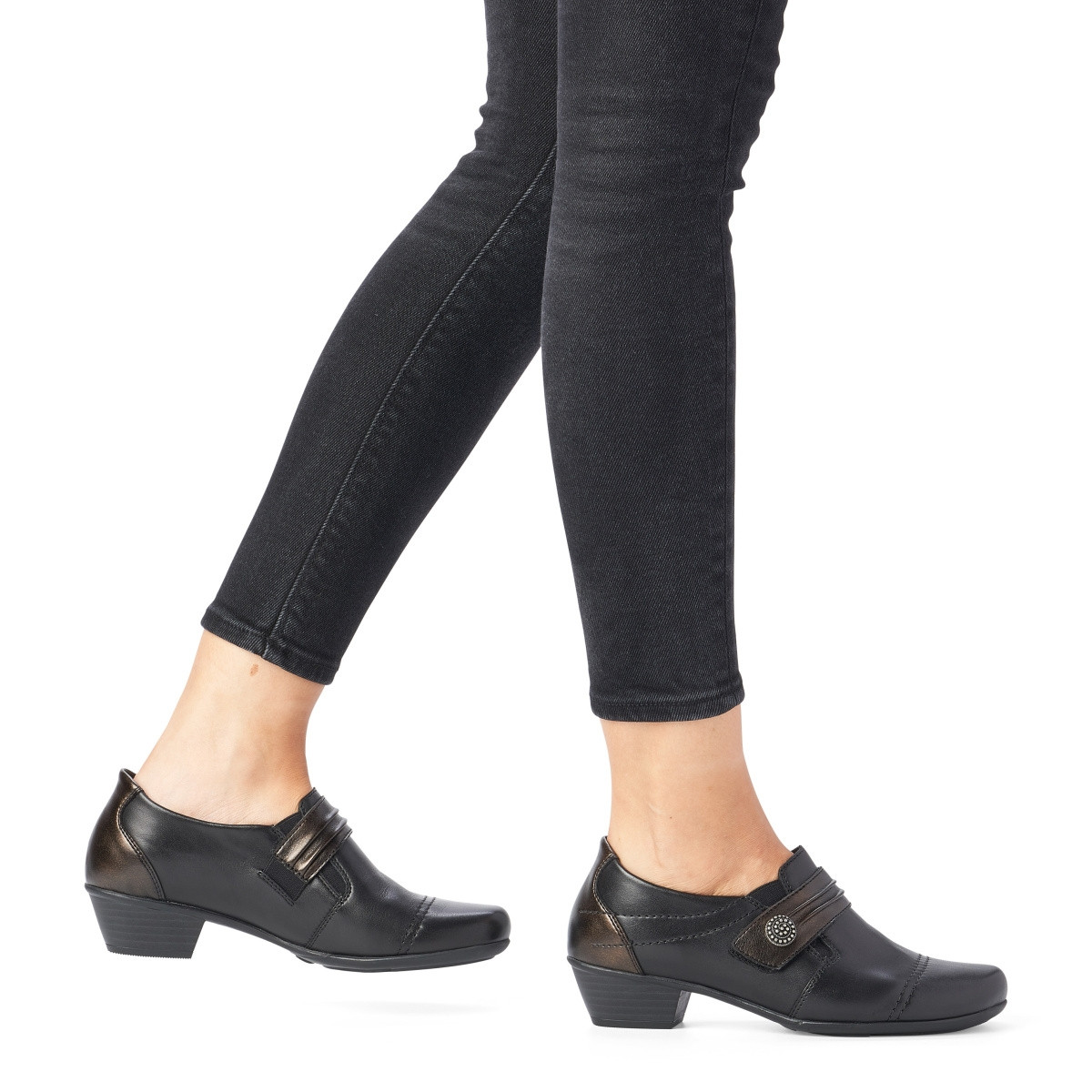 detail Dámské polobotky REMONTE RIE-10100265-W0 černá