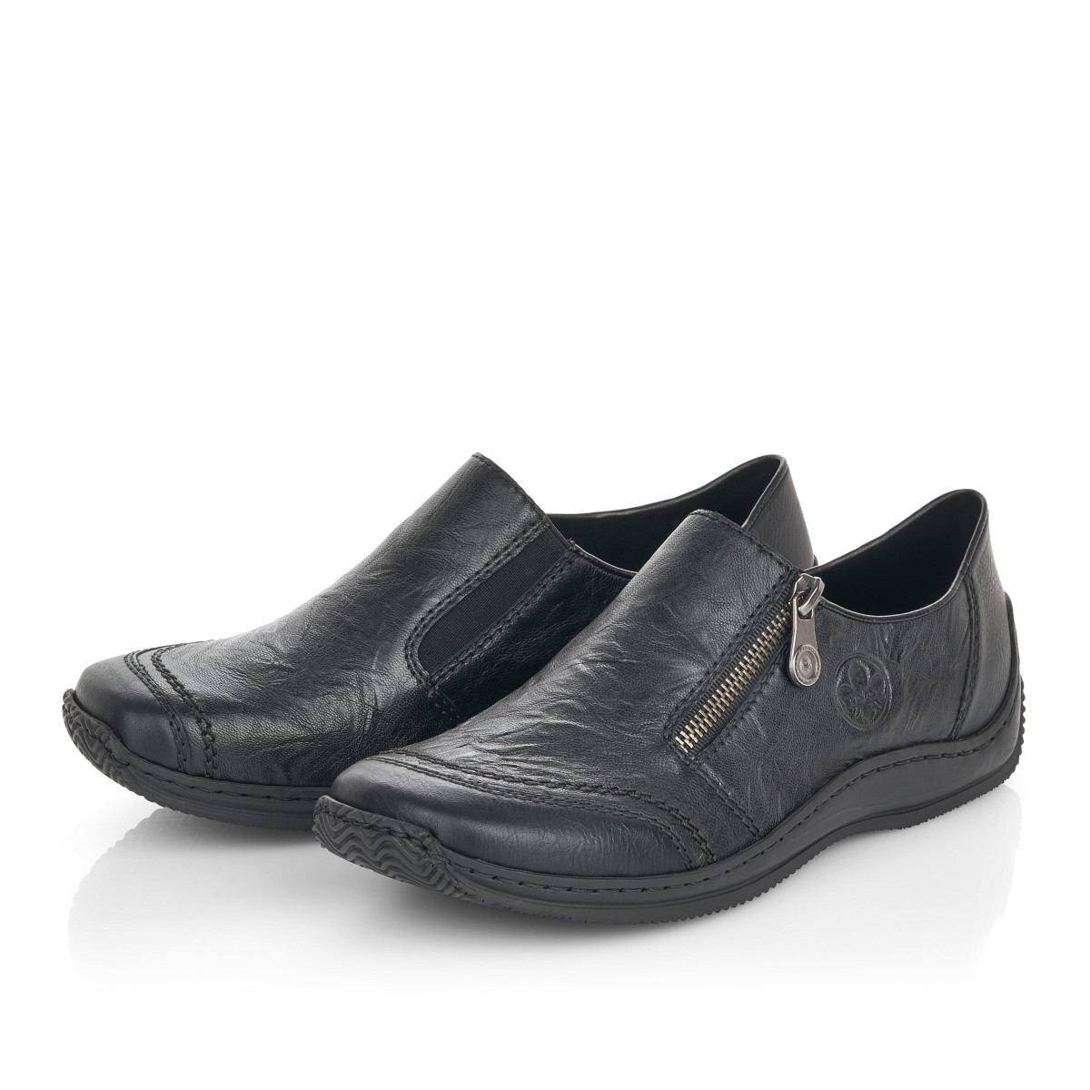 detail Dámské mokasíny RIEKER RIE-10100266-W1 černá