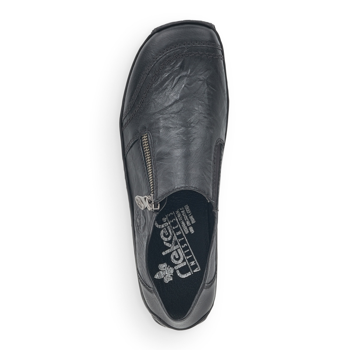 detail Dámské mokasíny RIEKER RIE-10100266-W1 černá