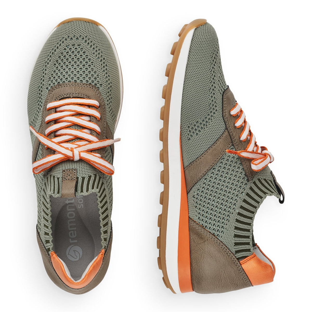 detail Dámské tenisky REMONTE D1813-54 zelená S1