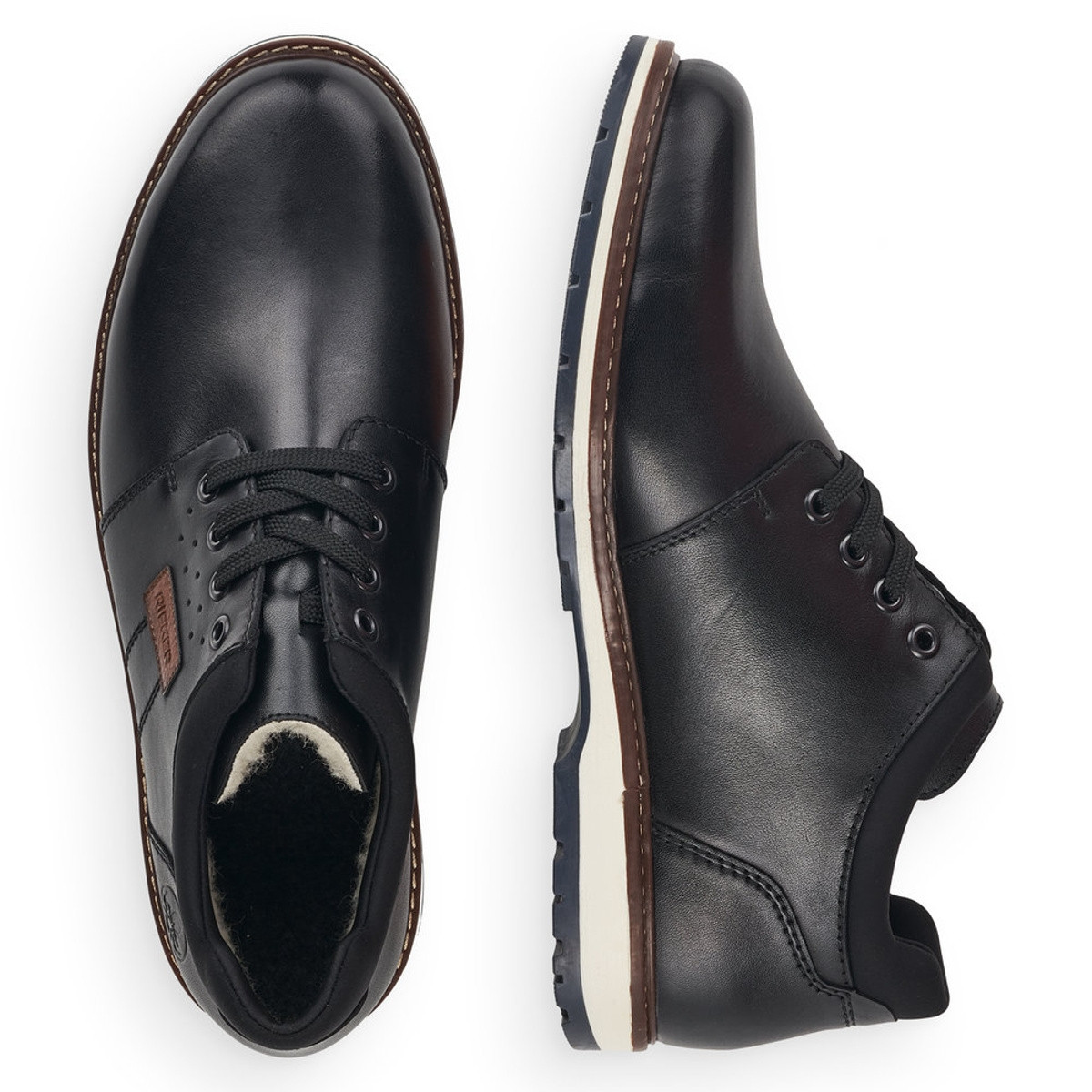 detail Pánské polobotky RIEKER RIE-10101482-W1 černá