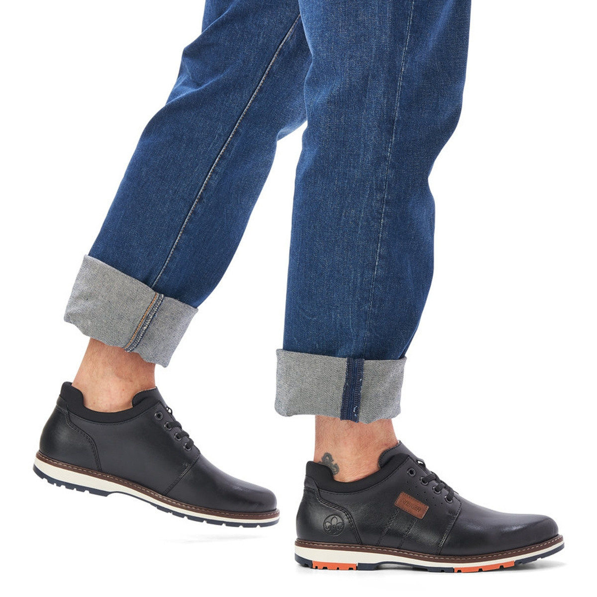 detail Pánské polobotky RIEKER RIE-10101482-W1 černá