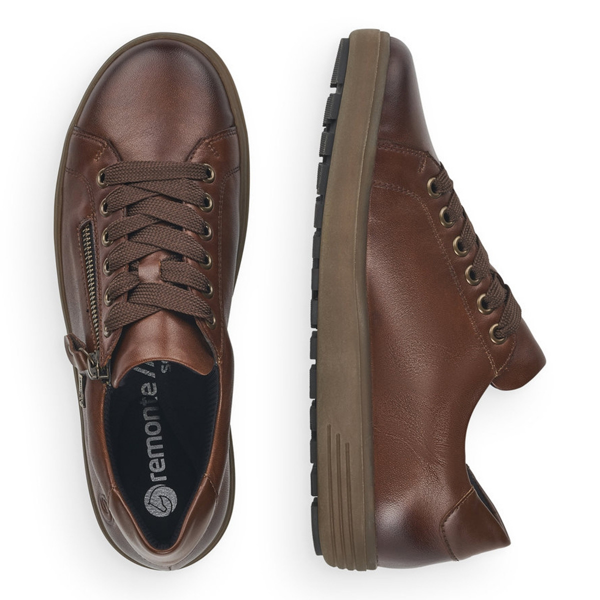 detail Dámske tenisky REMONTE D4400-24 hnedá W1